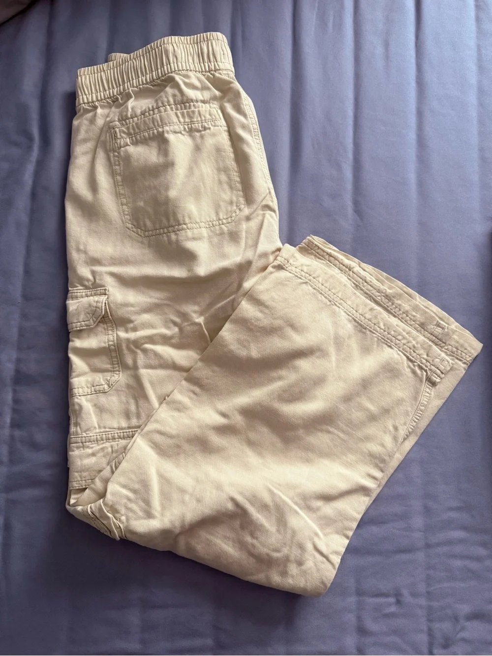Cream Old Navy Cargos